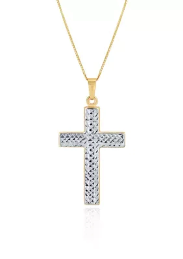 Cross Pendant in 10K Yellow Gold