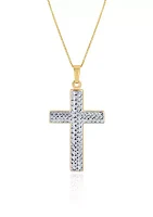 Cross Pendant in 10K Yellow Gold