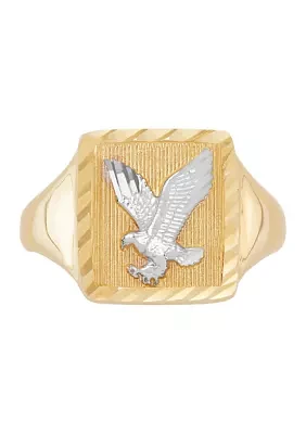 Men's Eagle Ring in 10K Yellow Gold