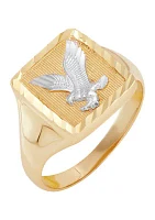 Men's Eagle Ring in 10K Yellow Gold