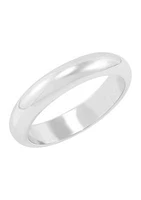 Tube Band Ring in 10K White Gold