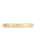 Marquise Cut Tube Ring in 10K Yellow Gold