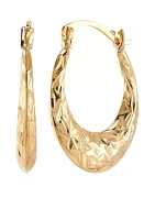 3-Piece Earring Set in 10k Yellow Gold 