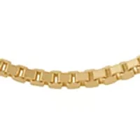 14K Yellow Gold Solid Box Chain