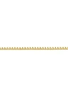 14K Yellow Gold Solid Box Chain