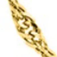 2.9 Millimeter Solid Singapore Chain Necklace in Gold over Sterling Silver