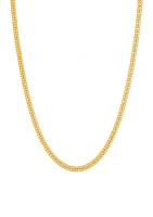 Cuban Chain Necklace in Sterling Silver