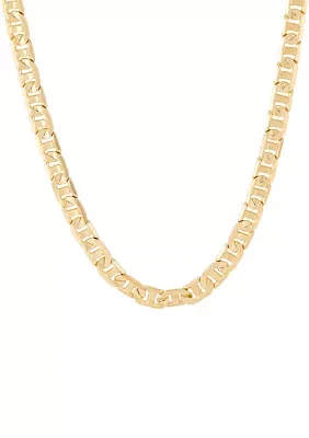 Solid Marina Chain Necklace in Sterling Silver