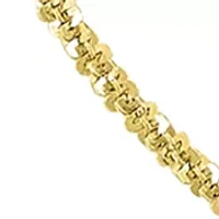 Serpentine Chain Necklace in Gold Over Sterling Silver