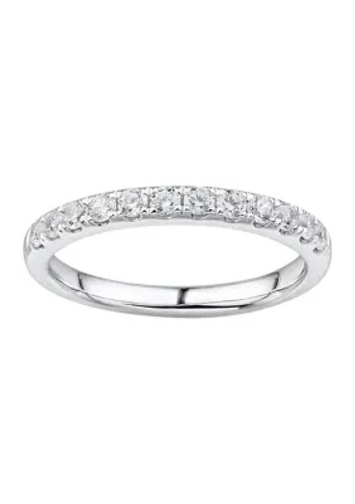 1/2 ct. t.w. Diamond Wedding Ring in 14K White Gold