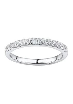 1/2 ct. t.w. Diamond Wedding Ring in 14K White Gold