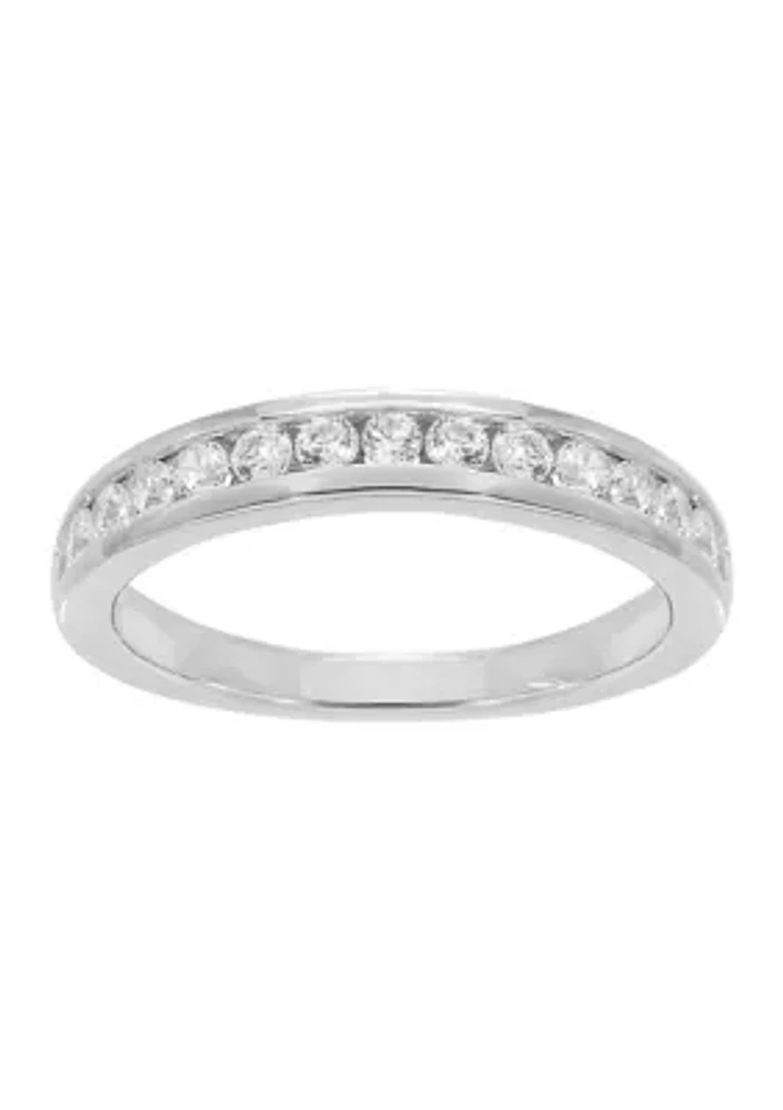 Grown With Love 1/2 ct. t.w. Lab Grown Diamond Wedding Band in 14K Gold