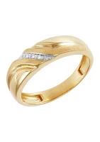 1/8 ct. t.w. Diamond Gents Ring in 10K Yellow Gold