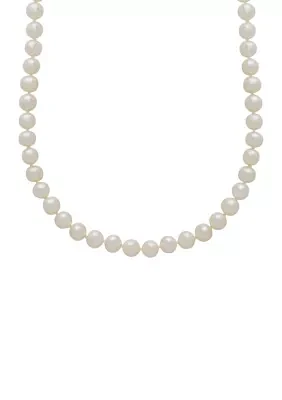 14K Yellow Gold and Freshwater Pearl Strand Necklace