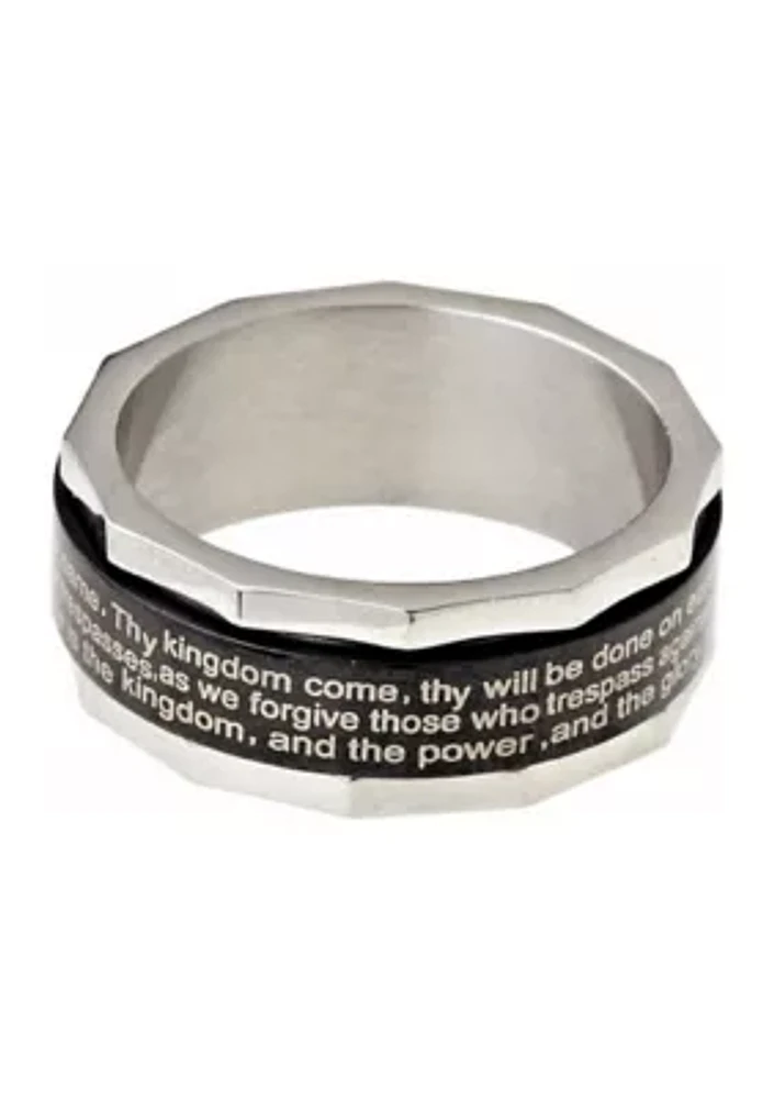 Band with The Lord's Prayer Stainless Steel