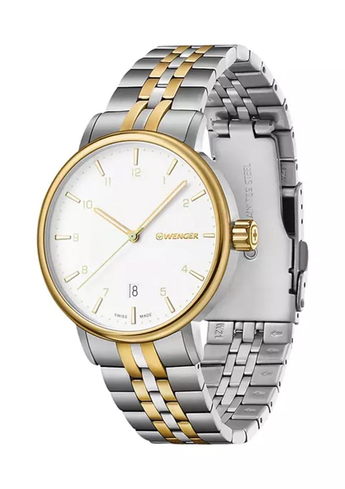 Belk Urban Classic Two Two Silver and White Dial Stainless Steel Bracelet  Watch | The Summit