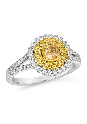 3/4 ct. t.w. Diamond Ring 14K Two Tone Gold