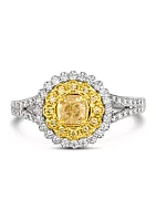 3/4 ct. t.w. Diamond Ring 14K Two Tone Gold