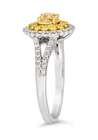 3/4 ct. t.w. Diamond Ring 14K Two Tone Gold