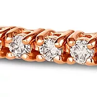 Bracelet featuring 1.5 ct. t.w. Nude Diamonds™  in 14K Strawberry Gold®