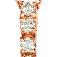 7/8 ct. t.w. Chocolate Ombré Diamonds® Ombré Pendant Necklace in 14K Strawberry Gold®