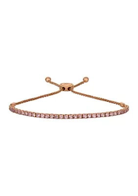 Le Vian® Red Carpet® Bolo Bracelet featuring 2 ct. t.w. Rose Spinel,  in 14K Strawberry Gold®