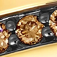 1/4 ct. t.w. Chocolate Diamonds® Chocolatier® Ring in 14K Honey Gold™