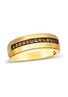 1/4 ct. t.w. Chocolate Diamonds® Chocolatier® Ring in 14K Honey Gold™