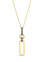 Chocolatier® Pendant featuring 1/5 ct. t.w. Chocolate Diamonds® set in 14K Honey Gold™