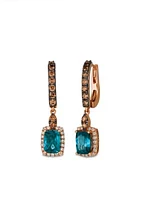 Nude Diamonds and Chocolate Diamonds® Earrings in 14k Strawberry Gold®