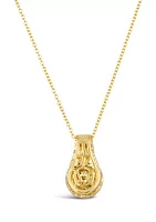  Pendant featuring 3/8 ct. t.w. Nude Diamonds™, 1/5 ct. t.w. Chocolate Diamonds® set in 14K Honey Gold™