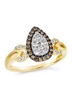  1/2 ct. t.w. Diamond Ring in 14K Two Tone Gold 