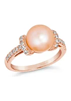 Strawberry Pearls®, 1/3 ct. t.w. Nude Diamonds™ Ring in 14K Strawberry Gold®