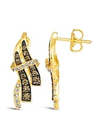 5/8 ct. t.w. Diamond Earrings in 14K Honey Gold™