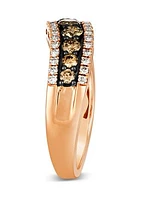  7/8 ct. t.w. Diamond Ring in 14K Rose Gold 