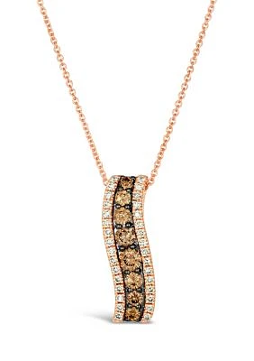 3/4 ct. t.w. Diamond Pendant Necklace in 14K Strawberry Gold® 