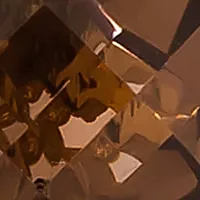2 ct. t.w. Chocolate Quartz®, 1/5 ct. t.w. Nude Diamonds™, Chocolate Diamonds® Square Pendant Necklace in 14K Honey Gold™