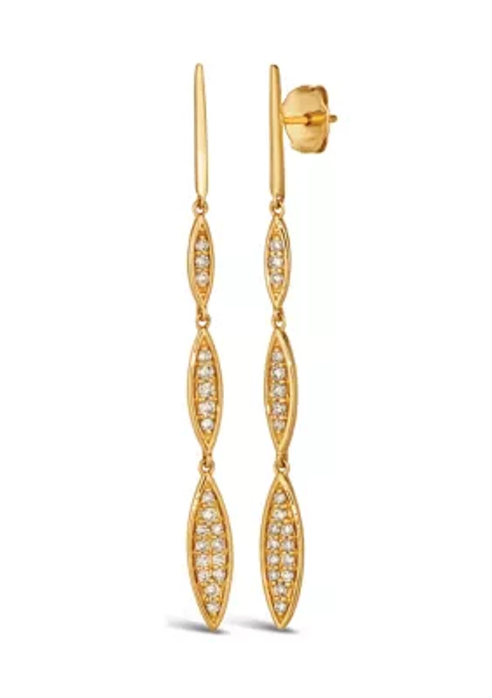 3/8 ct. t.w. Nude Diamonds™ Earrings in 14K Honey Gold™