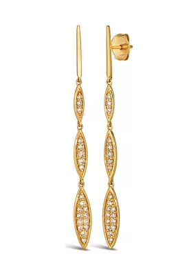 3/8 ct. t.w. Nude Diamonds™ Earrings in 14K Honey Gold™