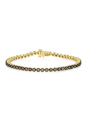 2.5 ct. t.w. Chocolate Diamonds® Chocolatier® Bracelet set in 14K Honey Gold™