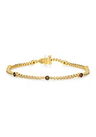 1/5 ct. t.w. Chocolate Diamonds®, 3/4 ct. t.w. Nude Diamonds™ Bracelet set in 14K Honey Gold™