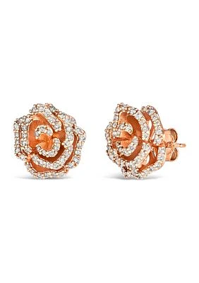 1 ct. t.w. Nude Diamonds™ Earrings in 14K Strawberry Gold®