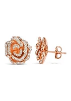 1 ct. t.w. Nude Diamonds™ Earrings in 14K Strawberry Gold®