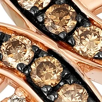 3/8 ct. t.w. Chocolate Ombré Diamonds® Ring in 14K Strawberry Gold®