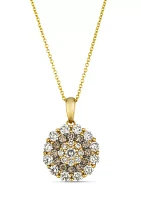  Pendant featuring 1 ct. t.w. Nude Diamonds™, 1/3 ct. t.w. Chocolate Diamonds® set in 14K Honey Gold™