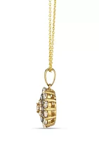  Pendant featuring 1 ct. t.w. Nude Diamonds™, 1/3 ct. t.w. Chocolate Diamonds® set in 14K Honey Gold™