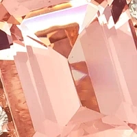 Ring featuring 1.25 ct. t.w. Peach Morganite™, 1/2 ct. t.w. Bubble Gum Pink Sapphire™, 1/6 ct. t.w. Nude Diamonds™ set in 14K Strawberry Gold®