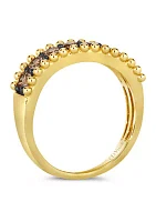 5/8 ct. t.w. Chocolate Diamonds® Chocolatier® Ring in 14K Honey Gold™