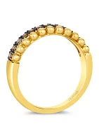 1/3 ct. t.w. Chocolate Diamonds® Chocolatier® Ring in 14K Honey Gold™