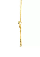 3/8 ct. t.w. Chocolate Diamonds® Chocolatier® Pendant Necklace in 14K Honey Gold™